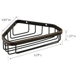 Design House 588939 4-13/16"W Shower Basket - Stainless Steel -Laural Home Shop 53e1b432013731f5 6647 w800 h800 b1 p0