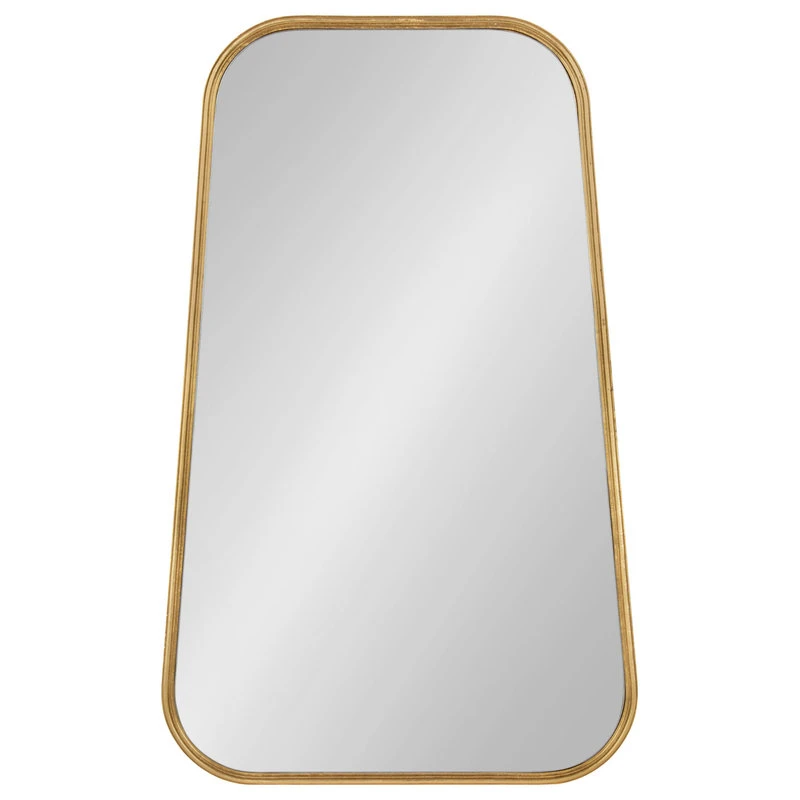 Uniek Caskill Framed Cowbell Wall Mirror, Gold, 20x32 4 Uniek Caskill Framed Cowbell Wall Mirror, Gold, 20x32 - Image 2
