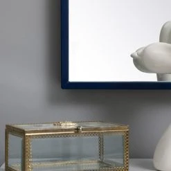 Elegant Furniture & Lighting Home Living Metal Frame Rectangle Mirror 30", Blue 9 Elegant Furniture & Lighting Home Living Metal Frame Rectangle Mirror 30", Blue -Laural Home Shop 5421e3ee00089e61 0544 w800 h800 b0 p0