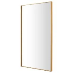 LEDEL Rectangle Framed Bathroom Vanity Mirror Accent Wall Mirror, Gold, 40"w X 27"h 13 LEDEL Rectangle Framed Bathroom Vanity Mirror Accent Wall Mirror, Gold, 40"w X 27"h -Laural Home Shop 5461ec25033191d2 3575 w800 h800 b1 p0