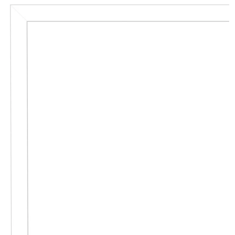 Amanti Art Svelte White Beveled Wood Bathroom Wall Mirror - 19.5 X 25.5 In. 6 Amanti Art Svelte White Beveled Wood Bathroom Wall Mirror - 19.5 X 25.5 In. - Image 4