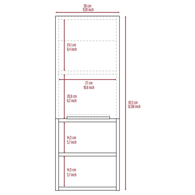 FM FURNITURE Milwaukee Medicine Cabinet, White 8 FM FURNITURE Milwaukee Medicine Cabinet, White - Image 6