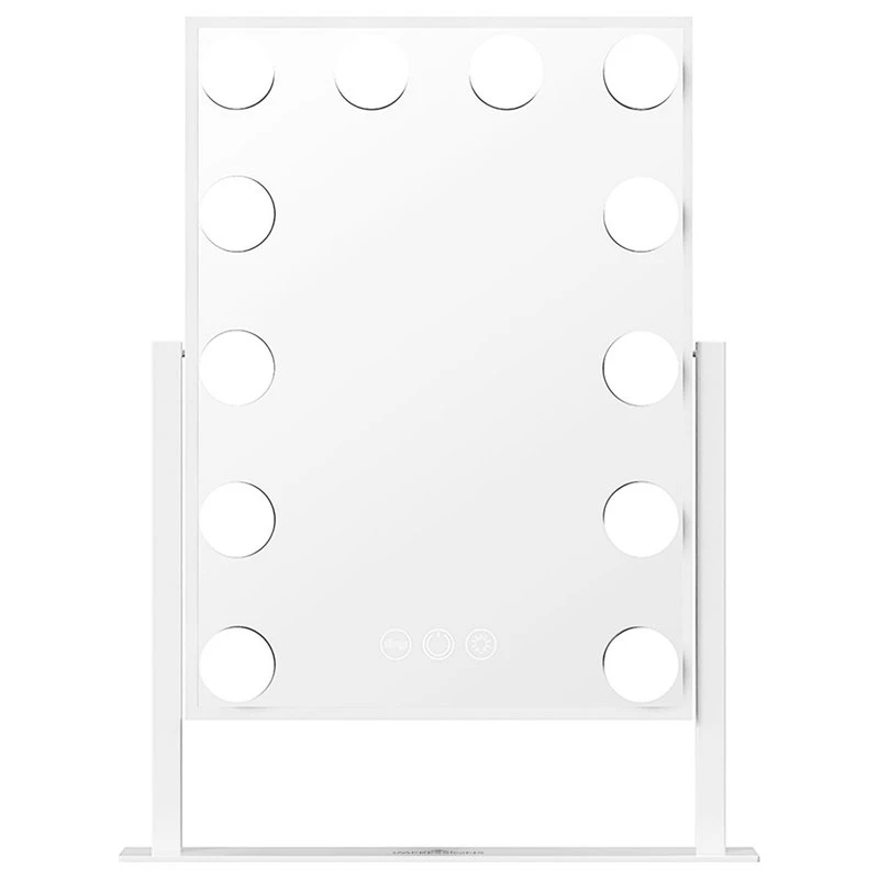 Impressions Vanity Company Hollywood Tri-Tone XL Makeup Mirror, White 4 Impressions Vanity Company Hollywood Tri-Tone XL Makeup Mirror, White - Image 2