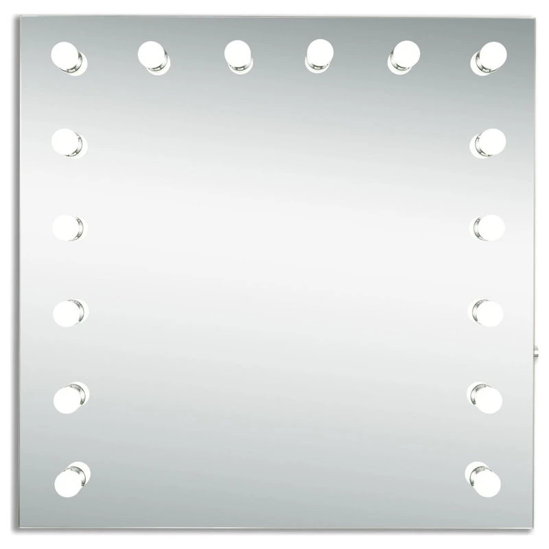 Elegant Furniture & Lighting Hollywood Vanity Mirror 5000K W35.5"H35.5" 3 Elegant Furniture & Lighting Hollywood Vanity Mirror 5000K W35.5"H35.5"