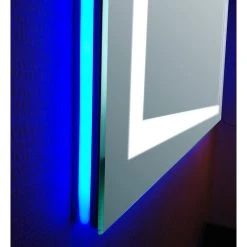 Eviva LLC Eviva Deco Piece Wall Mounted Lighted Vanity, Backlit LED Mirror W/ Frame Lights 11 Eviva LLC Eviva Deco Piece Wall Mounted Lighted Vanity, Backlit LED Mirror W/ Frame Lights -Laural Home Shop 5691d65e0be93da0 1571 w800 h800 b0 p0