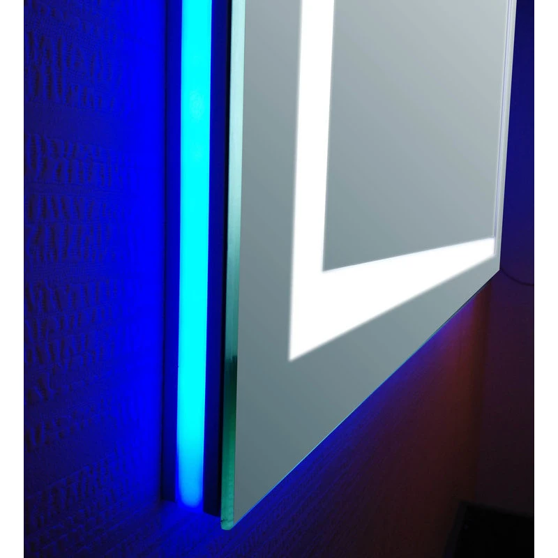 Eviva LLC Eviva Deco Piece Wall Mounted Lighted Vanity, Backlit LED Mirror W/ Frame Lights 7 Eviva LLC Eviva Deco Piece Wall Mounted Lighted Vanity, Backlit LED Mirror W/ Frame Lights - Image 5