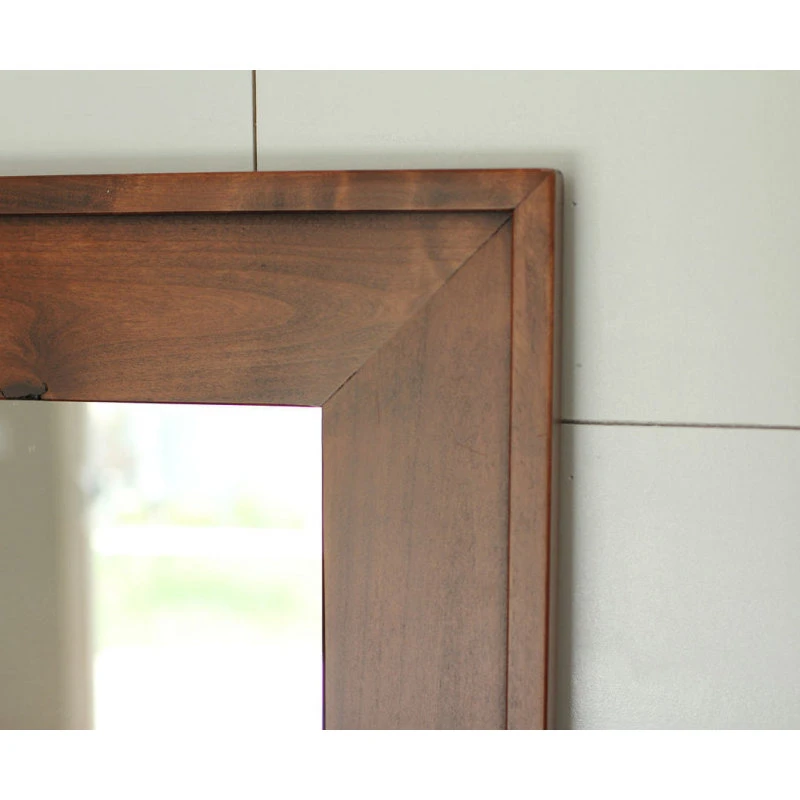 My Barnwood Frames Wooden Mirror, Cherry Wood Stained Mirror, Mapleton Style, 26"x30" 6 My Barnwood Frames Wooden Mirror, Cherry Wood Stained Mirror, Mapleton Style, 26"x30" - Image 4