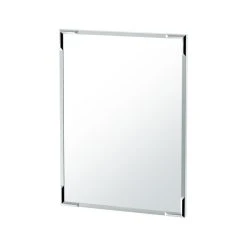 Gatco Fine Bathware Faceted Flush Mount 32.5" Rectangle Mirror