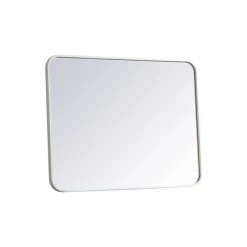Elegant Furniture & Lighting Elegant Decor Evermore 24x32" Soft Corner Metal Rectangular Mirror In White 11 Elegant Furniture & Lighting Elegant Decor Evermore 24x32" Soft Corner Metal Rectangular Mirror In White -Laural Home Shop 5751bb670316d0a1 0659 w800 h800 b1 p0