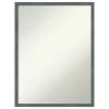 Amanti Art Dixie Blue Grey Rustic Narrow Non-Beveled Wood Bathroom Mirror - 19 X 25 In. -Laural Home Shop 5781c99302bdddd9 9659 w800 h800 b1 p0