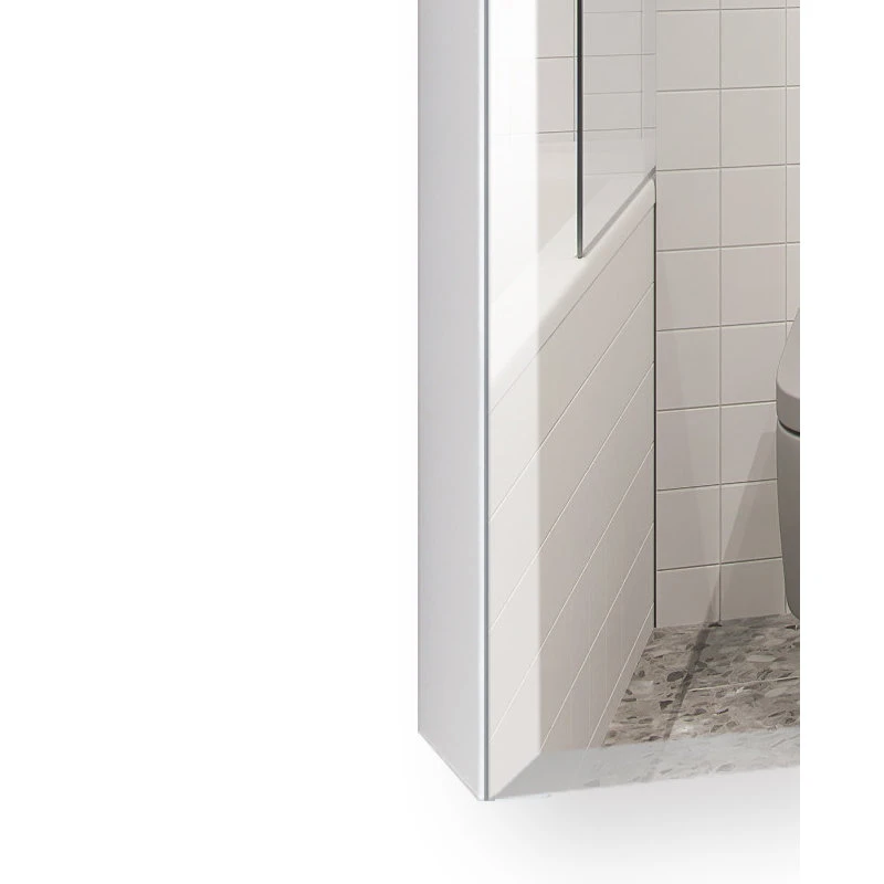 Modland Aurora Recessed Or Surface Mount Frameless Aluminum Medicine Cabinet,15x26Inch 10 Modland Aurora Recessed Or Surface Mount Frameless Aluminum Medicine Cabinet,15x26Inch - Image 8