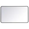 Elegant Furniture & Lighting Elegant Decor MR802440BK Soft Corner Metal Rectangular Mirror, 24"x40" 2 Elegant Furniture & Lighting Elegant Decor MR802440BK Soft Corner Metal Rectangular Mirror, 24"x40" -Laural Home Shop 5821439401a5482f 1590 w800 h800 b1 p0