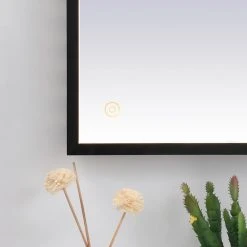 Elegant Furniture & Lighting Modern Black Led Mirror -Laural Home Shop 5841282b0283c12e 7544 w800 h800 b0 p0