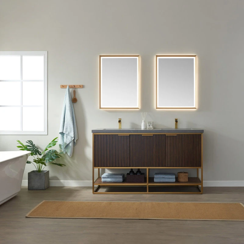 Vinnova 24'' Rectangle LED Lighted Accent Bathroom/Vanity Wall Mirror 7 Vinnova 24'' Rectangle LED Lighted Accent Bathroom/Vanity Wall Mirror - Image 5