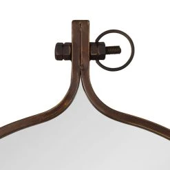 Uniek Yitro Metal Framed Wall Mirror, Antique Bronze 23.5x28.5 -Laural Home Shop 58613d000ffe1a33 0379 w800 h800 b0 p0