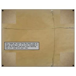 Amanti Art Carlisle Brown Beveled Wood Bathroom Wall Mirror - 24 X 24 In. -Laural Home Shop 5901d7340fcfd2af 6061 w800 h800 b1 p0