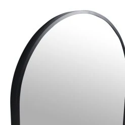 BNK Black Oval Wall-Mirror With Metal Frame,Hangs Vertical Or Horizontal -Laural Home Shop 59310b5f02513df2 6880 w800 h800 b0 p0