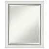 Amanti Art Eva White Silver Narrow Beveled Bathroom Wall Mirror - 19 X 23 In. 2 Amanti Art Eva White Silver Narrow Beveled Bathroom Wall Mirror - 19 X 23 In. -Laural Home Shop 597157660d1d1b26 5263 w800 h800 b1 p0
