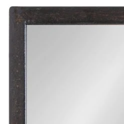 Uniek Mehta Wood And Metal Shelf Mirror, Rustic Brown/Silver 20x30 -Laural Home Shop 5a01b70b0fb40ff2 7773 w800 h800 b0 p0
