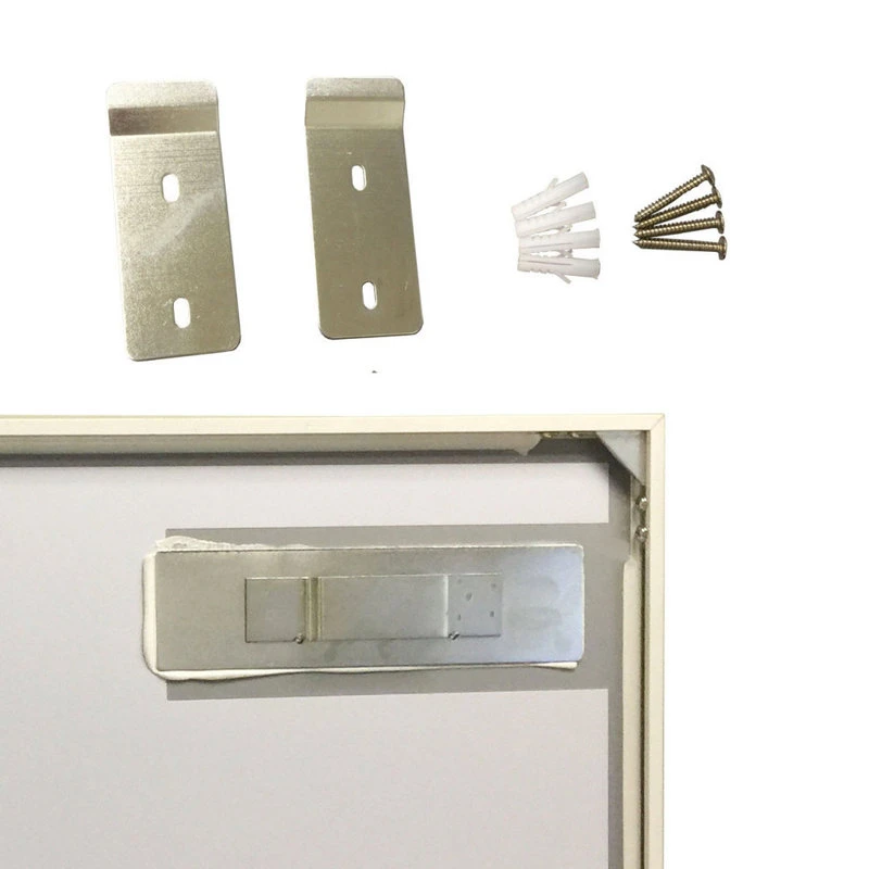 Dowell K&B Supplies Mattox Mirror, White, 36"w X 32"h X 1"d 11 Dowell K&B Supplies Mattox Mirror, White, 36"w X 32"h X 1"d - Image 9