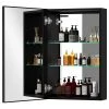 JimsMaison 30" Square Black Aluminum Surface Mount Medicine Cabinet With Mirror 2 JimsMaison 30" Square Black Aluminum Surface Mount Medicine Cabinet With Mirror -Laural Home Shop 5a519a850311b5d9 6396 w800 h800 b1 p0