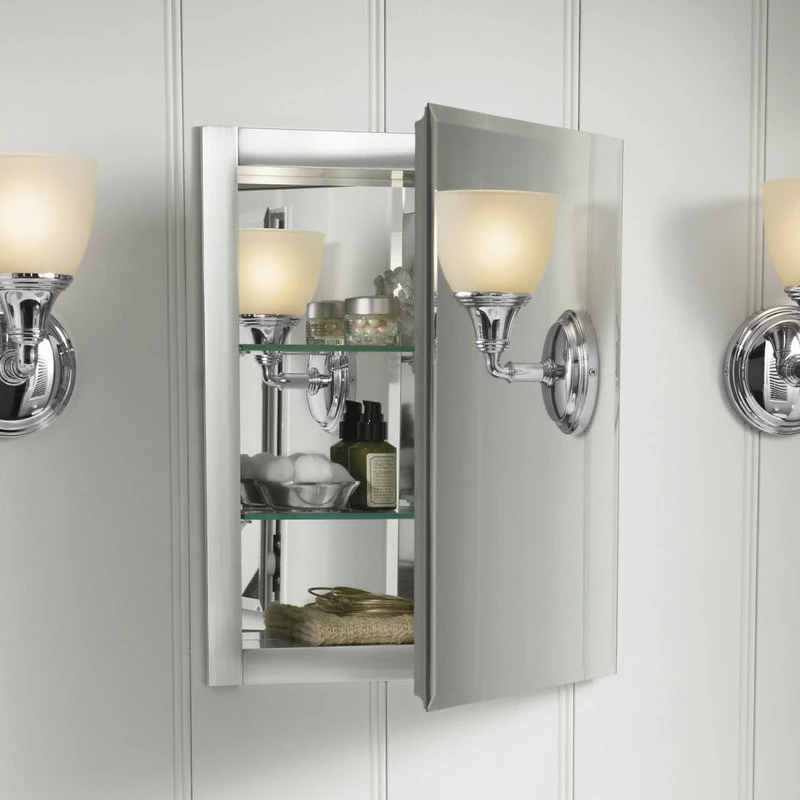 Kohler K-CB-CLR1620FS 16" X 20" Single Door Reversible Hinge - Silver Aluminum 5 Kohler K-CB-CLR1620FS 16" X 20" Single Door Reversible Hinge - Silver Aluminum - Image 3