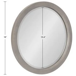 Uniek Hogan Round Framed Wall Mirror, Gray 18 Diameter 14 Uniek Hogan Round Framed Wall Mirror, Gray 18 Diameter -Laural Home Shop 5ae1919c00b63803 4987 w800 h800 b1 p0