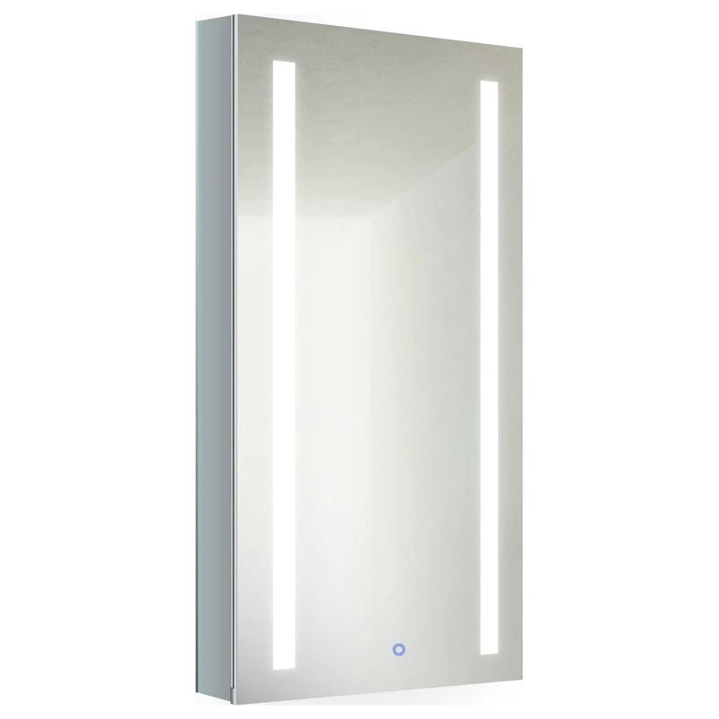 Krugg Reflections 15" X 30" LED Medicine Cabinet With DeFog, Dimmer, 15"x30", Left 3 Krugg Reflections 15" X 30" LED Medicine Cabinet With DeFog, Dimmer, 15"x30", Left