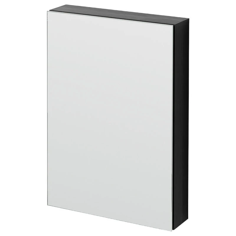 Coppice Wooden Bathroom Mirror Cabinet | Wireworks Magnifier, Black Oak 7 Coppice Wooden Bathroom Mirror Cabinet | Wireworks Magnifier, Black Oak - Image 5