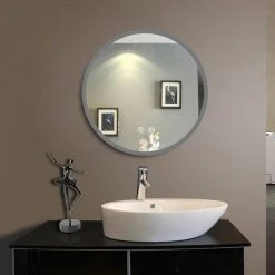 Ketcham Medicine Cabinets/Fred Silver & Company Orbit Round Dimmable LED Mirror With Defogger, 30"x1.75" 13 Ketcham Medicine Cabinets/Fred Silver & Company Orbit Round Dimmable LED Mirror With Defogger, 30"x1.75" -Laural Home Shop 5d21bd980037c84a 6493 w800 h800 b0 p0