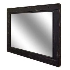 Renewed Decor And Storage Herringbone Vanity Mirror, Kettle Black, 24"x30", Non-Distressed, Heavy Duty Saw -Laural Home Shop 5d8142fb019e3f13 0544 w800 h800 b1 p0