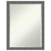 Amanti Art Dixie Grey Rustic Beveled Wood Bathroom Wall Mirror - 20.25 X 26.25 In. -Laural Home Shop 5d9128ed0a54f8d0 6654 w800 h800 b1 p0