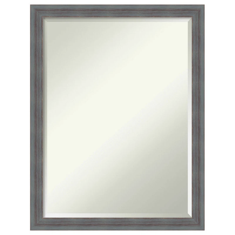 Amanti Art Dixie Grey Rustic Beveled Wood Bathroom Wall Mirror - 20.25 X 26.25 In. 3 Amanti Art Dixie Grey Rustic Beveled Wood Bathroom Wall Mirror - 20.25 X 26.25 In.