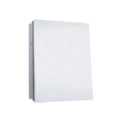 Ketcham Medicine Cabinets/Fred Silver & Company Euroline Medicine Cabinet, 16"x22", Polished Edge, Flush Mounted