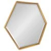 Uniek Calter Hexagon Framed Wall Mirror, Gold, 30x35 1 Uniek Calter Hexagon Framed Wall Mirror, Gold, 30x35 -Laural Home Shop 5df1c8ba0fe94fe3 5346 w800 h800 b1 p0