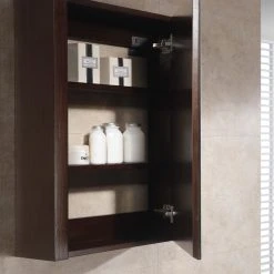 Fine Fixtures Modena Medicine Cabinet, Wenge, 24" 7 Fine Fixtures Modena Medicine Cabinet, Wenge, 24" -Laural Home Shop 5e2192e800d227ba 5745 w800 h800 b0 p0