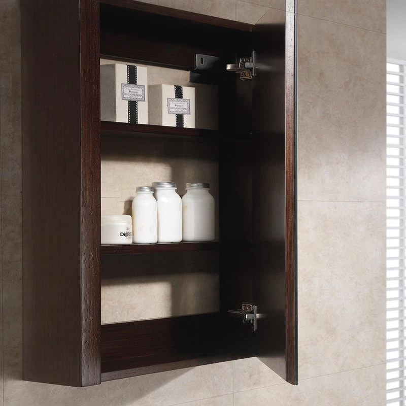 Fine Fixtures Modena Medicine Cabinet, Wenge, 24" 5 Fine Fixtures Modena Medicine Cabinet, Wenge, 24" - Image 3