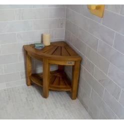 SeaTeak Teak Shower And Spa Corner Seat-Oiled Finish -Laural Home Shop 5e51050a06aa2497 5723 w800 h800 b0 p0
