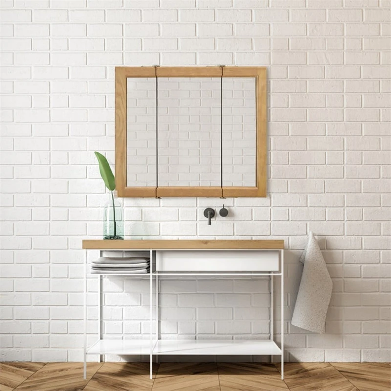 Design House Richland 36-Inch Wood Medicine Cabinet In Nutmeg Oak 5 Design House Richland 36-Inch Wood Medicine Cabinet In Nutmeg Oak - Image 3