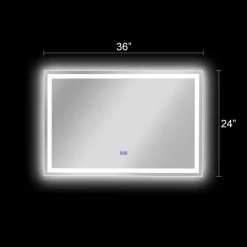 CHLOE Lighting, Inc. CHLOE Lighting LUMINOSITY Rectangular TouchScreen LED Mirror 28 CHLOE Lighting, Inc. CHLOE Lighting LUMINOSITY Rectangular TouchScreen LED Mirror -Laural Home Shop 5f4189eb0fdd41d0 5613 w800 h800 b0 p0