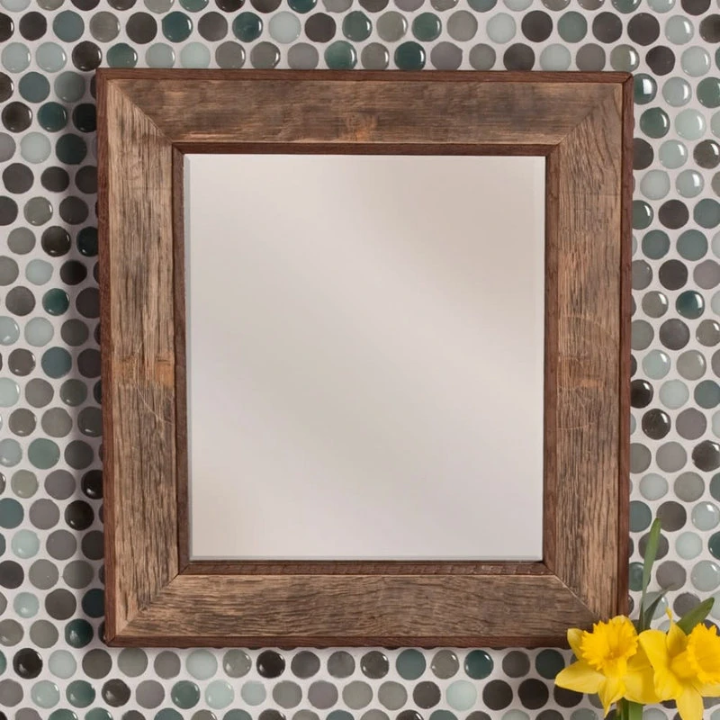 Native Trails MR119 20-3/4" X 18-3/4" Rectangular Framed Bathroom - Natural Oak 5 Native Trails MR119 20-3/4" X 18-3/4" Rectangular Framed Bathroom - Natural Oak - Image 3