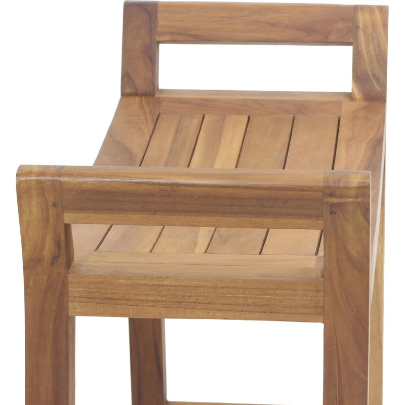 AquaTeak Patented Asia® Ascend Estate Teak Shower Bench With Elevated Height 4 AquaTeak Patented Asia® Ascend Estate Teak Shower Bench With Elevated Height - Image 2