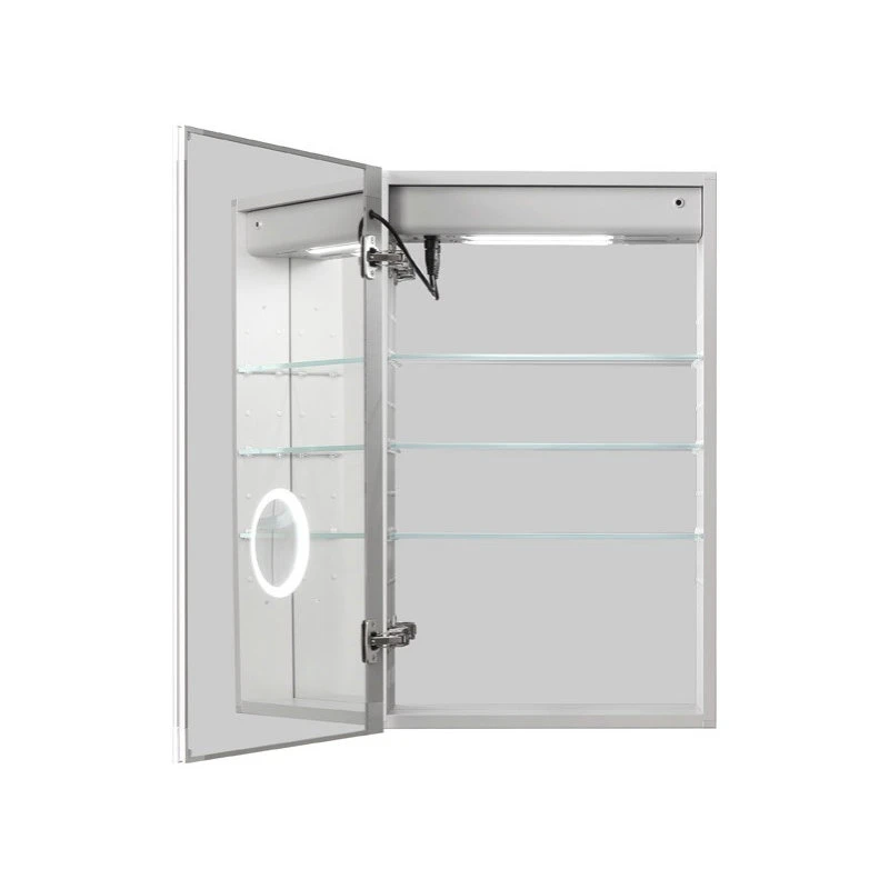 AQUADOM Edge Royale LED Medicine Cabinet Defogger Right Hinge 20"x32"x5" 4 AQUADOM Edge Royale LED Medicine Cabinet Defogger Right Hinge 20"x32"x5" - Image 2