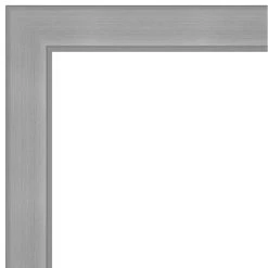 Amanti Art Vista Brushed Nickel Beveled Bathroom Wall Mirror - 20.25 X 24.25 In. -Laural Home Shop 6151fa000ec6db65 6849 w800 h800 b1 p0
