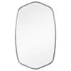 Uttermost 09699 Duronia 37" X 23" Framed Bathroom Mirror - Brushed Silver -Laural Home Shop 6241236c010a626e 7249 w800 h800 b1 p0