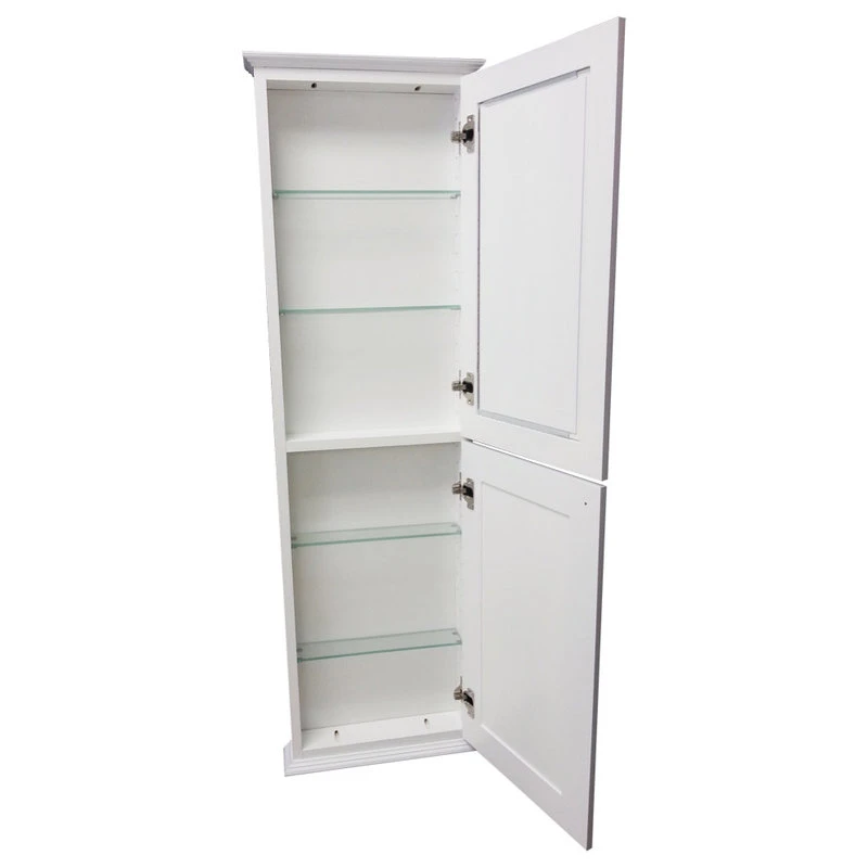 Timber Tree Cabinets Angela On The Wall White Cabinet 49.5h X 15.5w X 6.25d 4 Timber Tree Cabinets Angela On The Wall White Cabinet 49.5h X 15.5w X 6.25d - Image 2