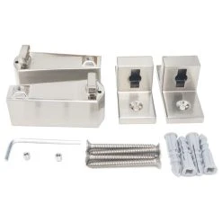 Preferred Bath Accessories 60" Curved Fixed Shower Curtain Rod, Brushed Nickel, Brushed Nickel Finish -Laural Home Shop 6281fc3702c5db48 4240 w800 h800 b1 p0