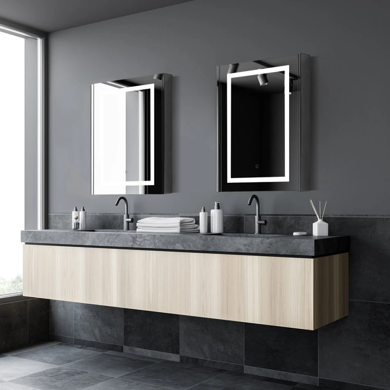 Altair Bojano 24" Clear Glass Surface-Mount/Recessed LED Mirror Medicine Cabinet 14 Altair Bojano 24" Clear Glass Surface-Mount/Recessed LED Mirror Medicine Cabinet - Image 12