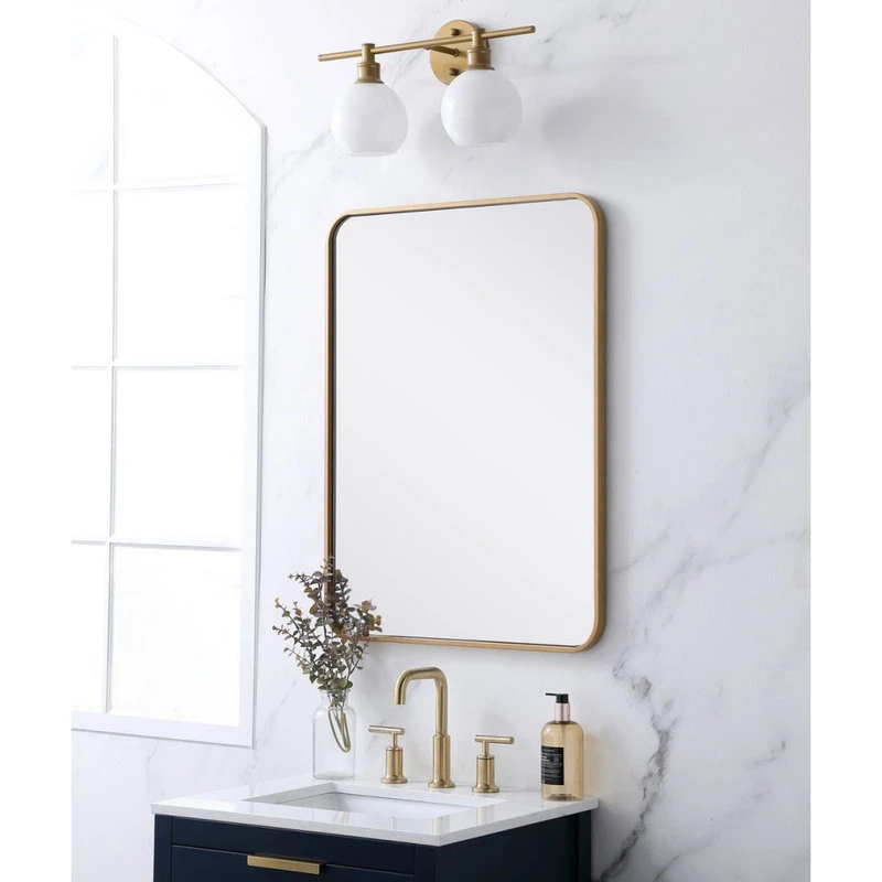 Elegant Decor Evermore Vanity Mirror MR802432BL, Blue 5 Elegant Decor Evermore Vanity Mirror MR802432BL, Blue - Image 3