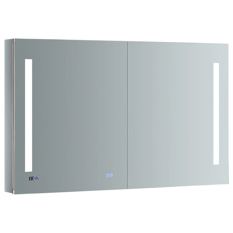 Fresca Tiempo 48" Widex30" Tall Bathroom Medicine Cabinet With LED Lighting 3 Fresca Tiempo 48" Widex30" Tall Bathroom Medicine Cabinet With LED Lighting